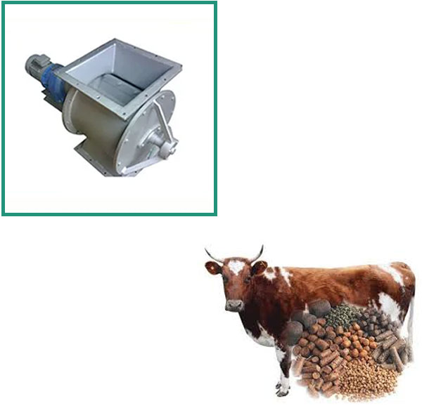 Rotary Air Lock Valve For Cattle Feed Machinery