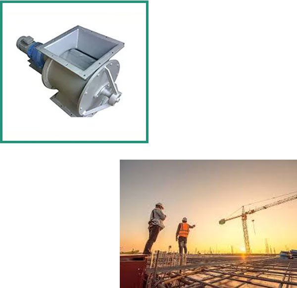 Rotary Airlock Valve For Construction Machinery